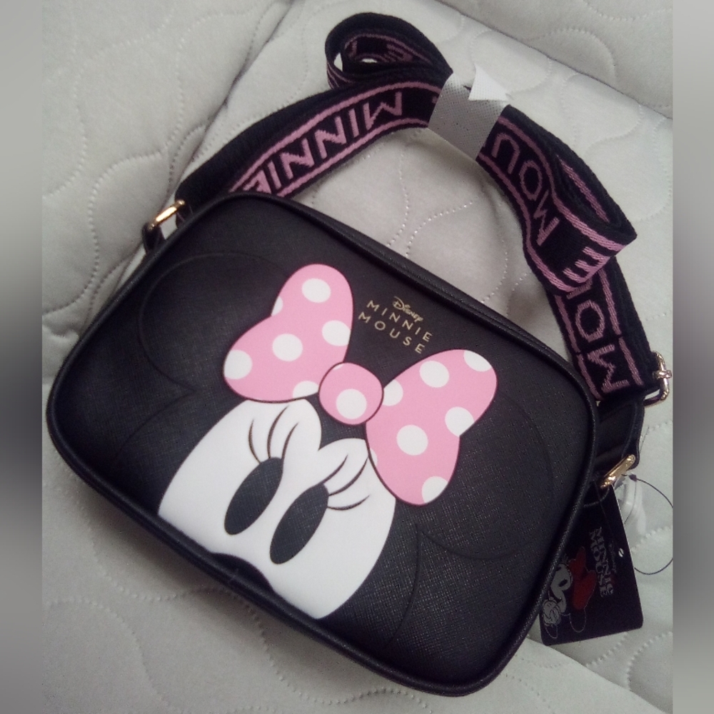 Ladies Minnie Mouse Crossbody Purse